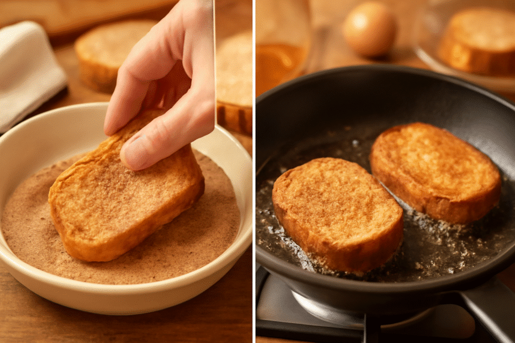 Proceso para preparar torrijas sin gluten