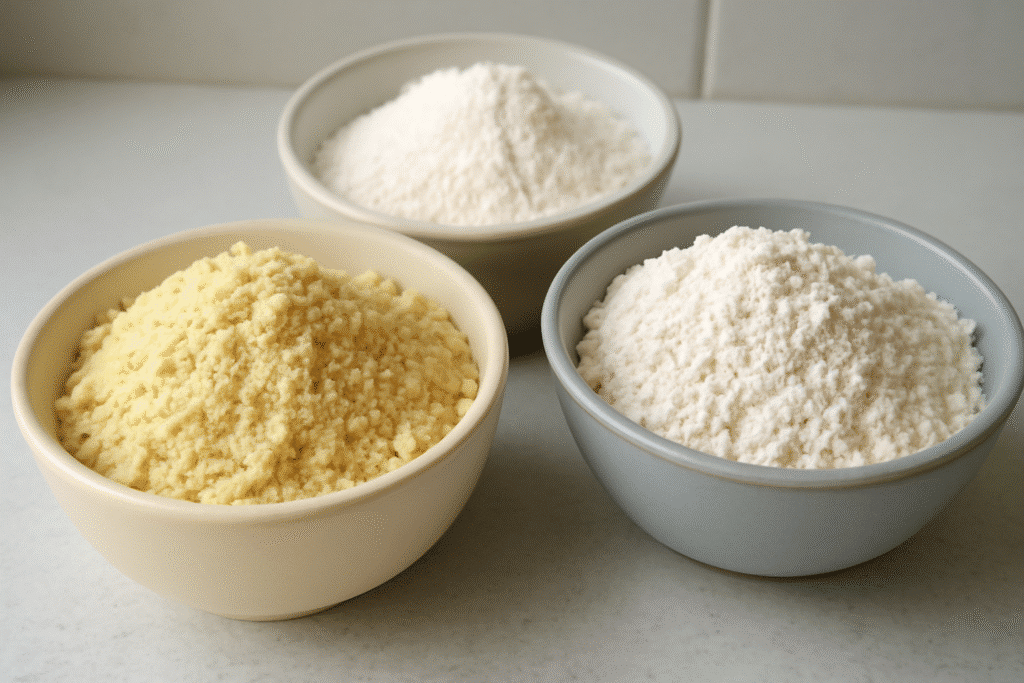 harinas sin gluten naturales para pan