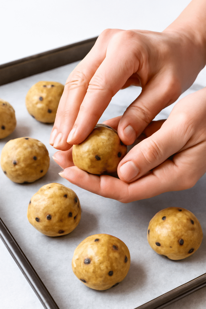 preparando masa para galletas sin gluten receta