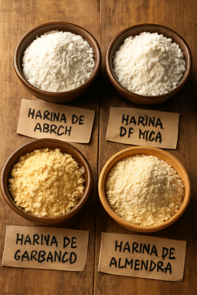 Harinas sin gluten para preparar arepas saludables