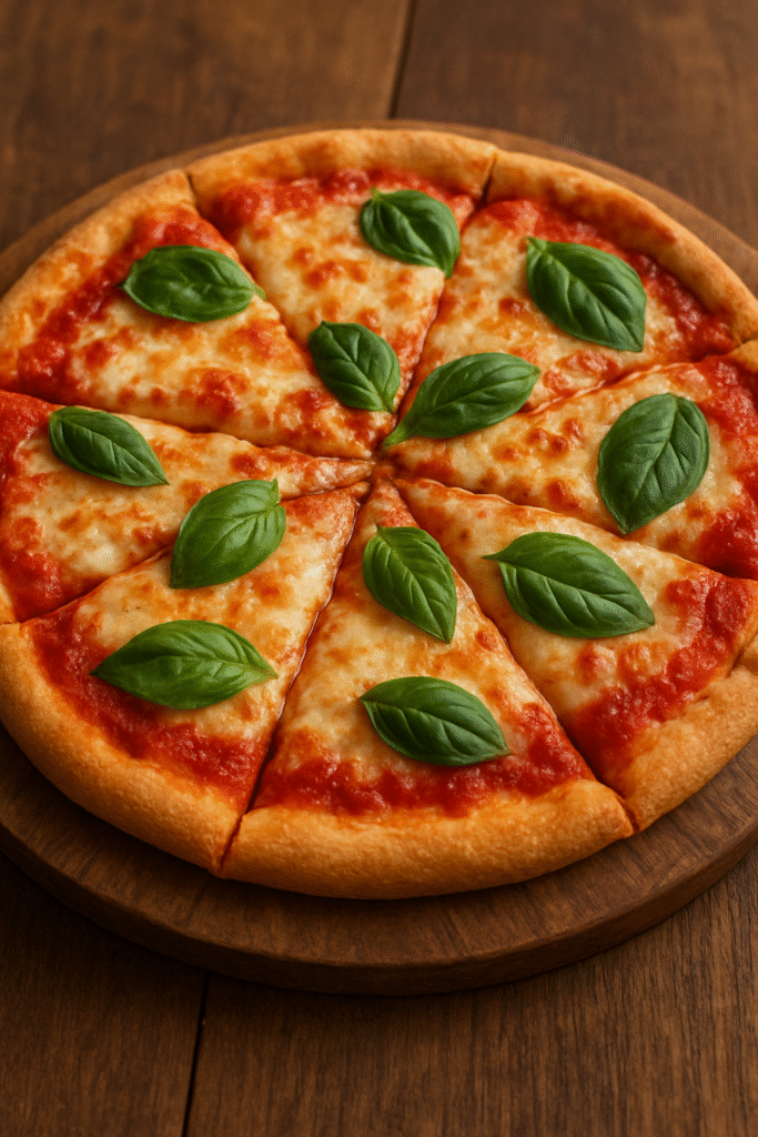 Pizza sin gluten margarita casera