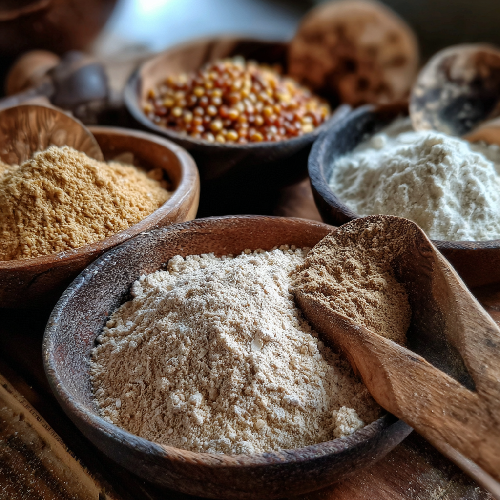 Harinas sin gluten para empanada gallega