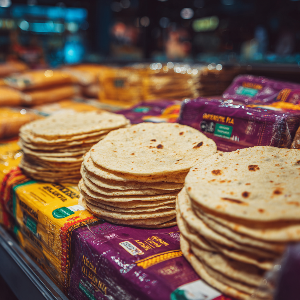 Tortillas sin gluten comerciales
