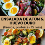 ENSALADA DE ATUN HUEVO DURO
