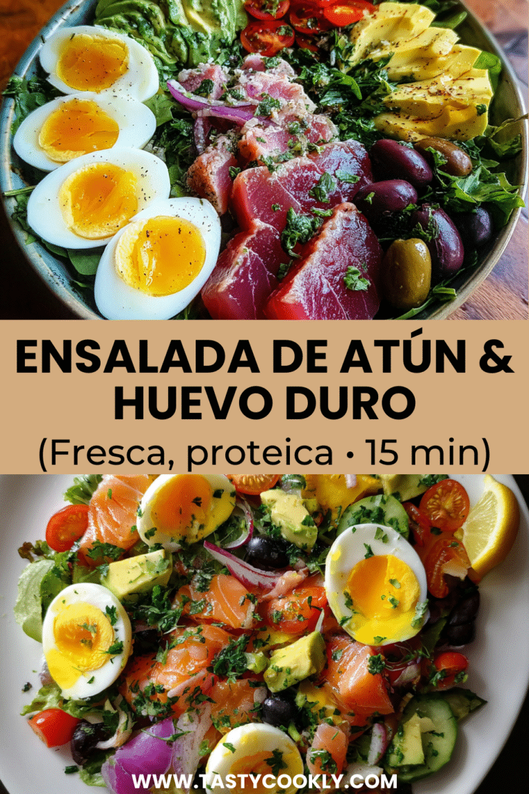 ENSALADA DE ATUN HUEVO DURO