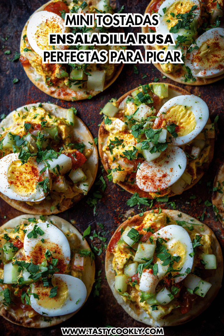 Mini tostadas con ensaladilla rusa