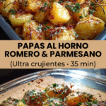 PAPAS AL HORNO ROMERO PARMESANO