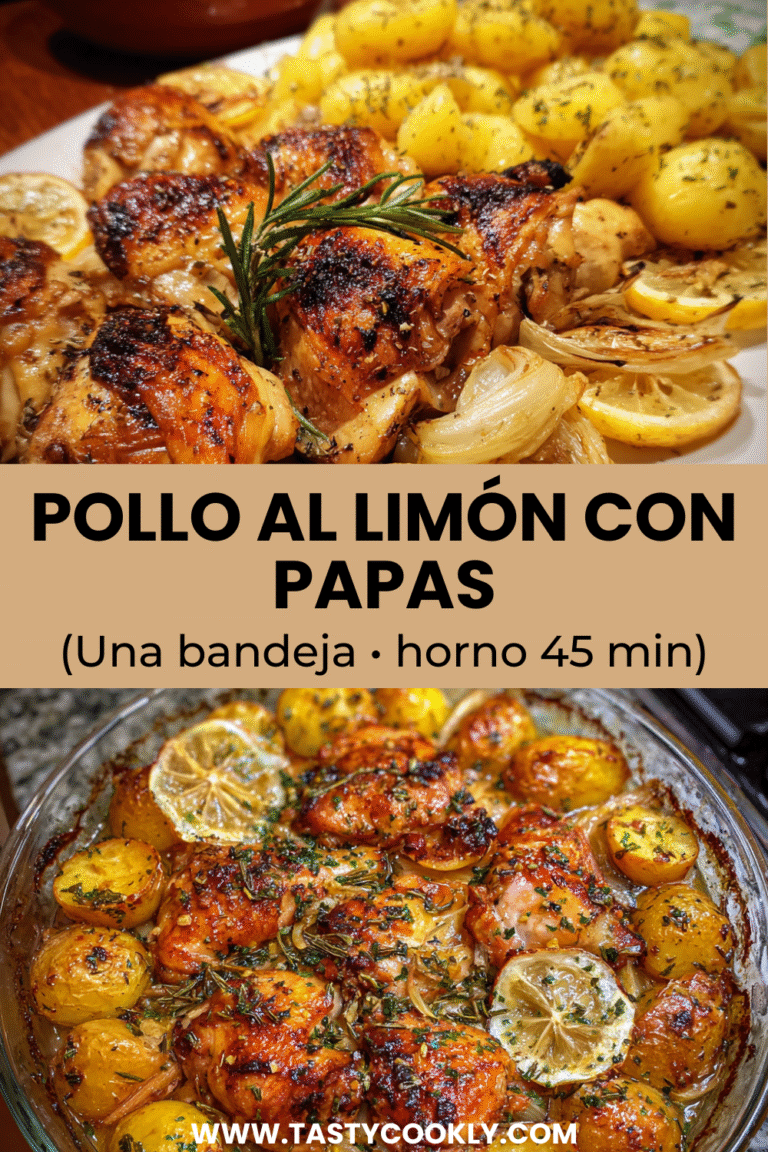 POLLO AL LIMON CON PAPAS