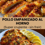 POLLO EMPANIZADO AL HORNO
