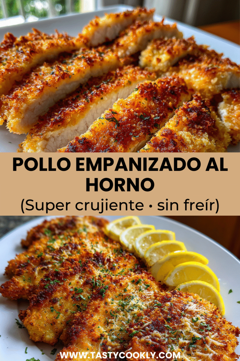 POLLO EMPANIZADO AL HORNO
