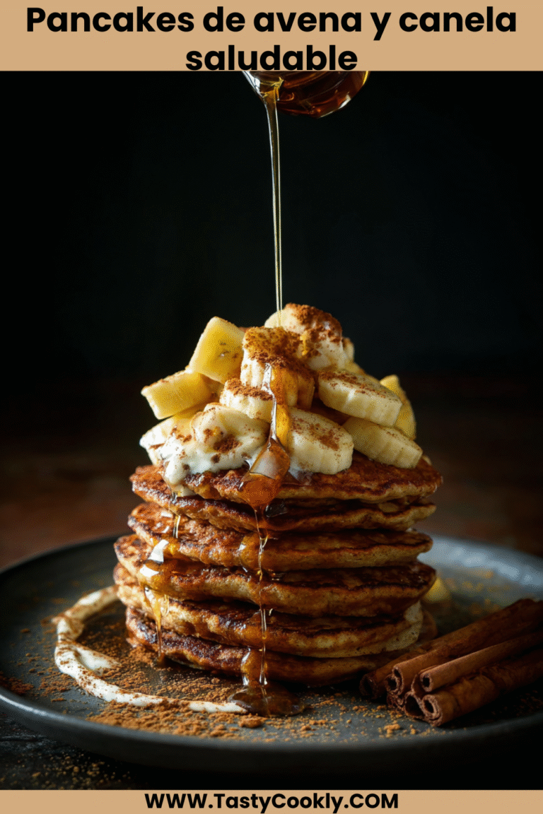 Pancakes de avena y canela