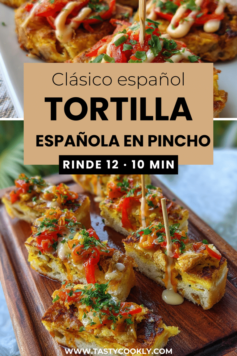 Pinchos de tortilla espanola