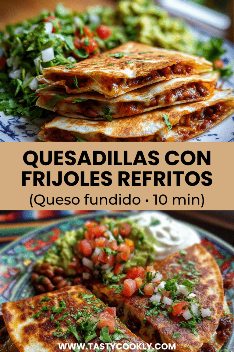 QUESADILLAS CON FRIJOLES REFRITOS