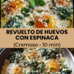 Revuelto de huevos con espinaca 3 REVUELTO DE HUEVOS CON ESPINACA