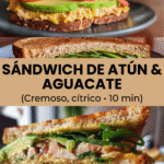 SANDWICH DE ATUN AGUACATE