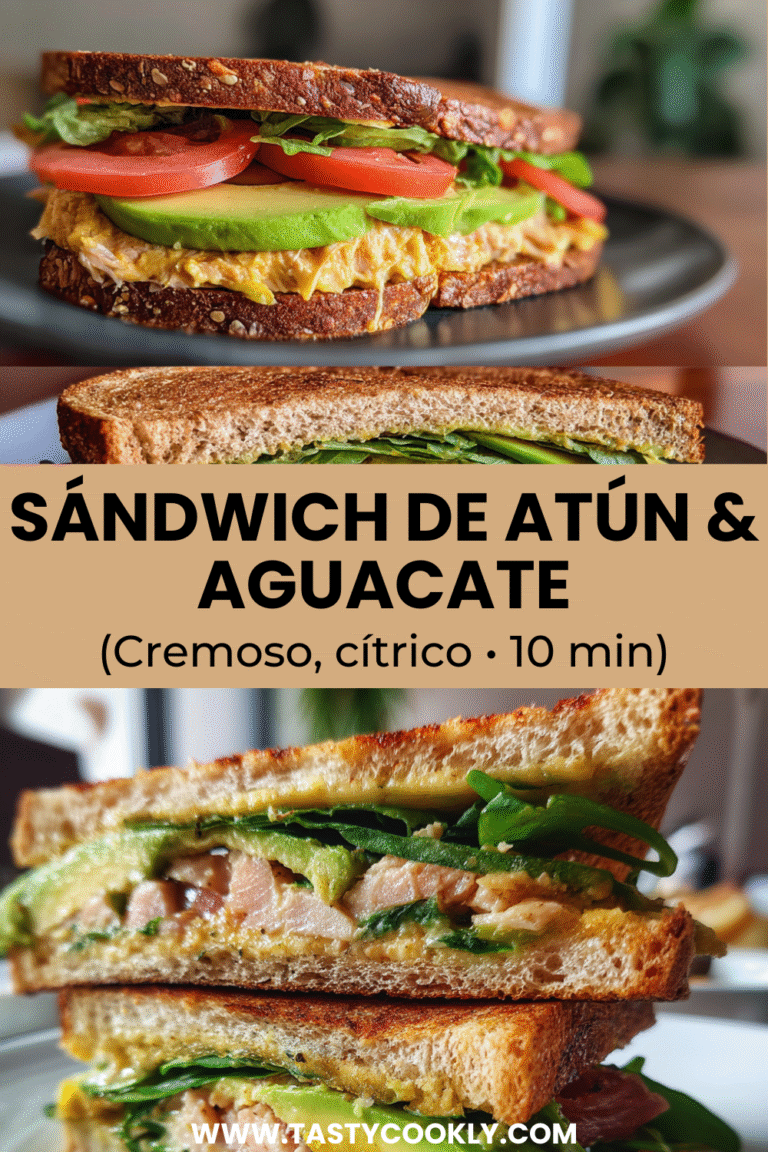 SANDWICH DE ATUN AGUACATE