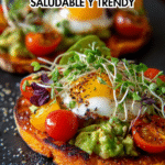 Tostadas de boniato con aguacate